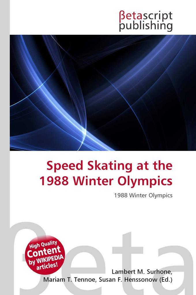 Speed Skating at the 1988 Winter Olympics