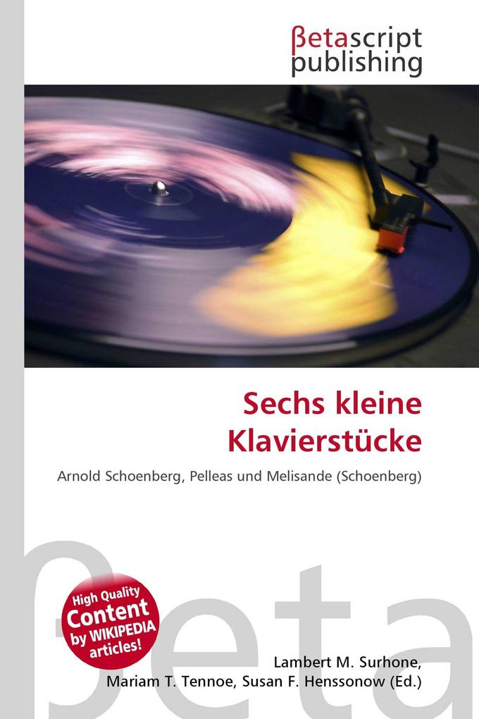 Sechs kleine Klavierstücke