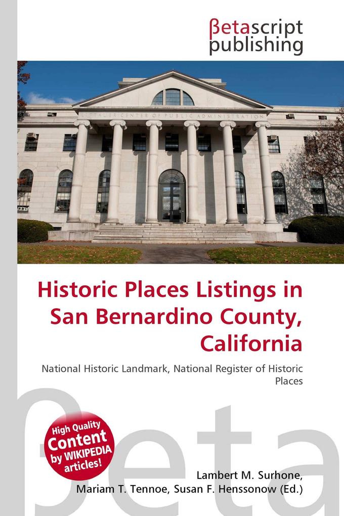 Historic Places Listings in San Bernardino County California