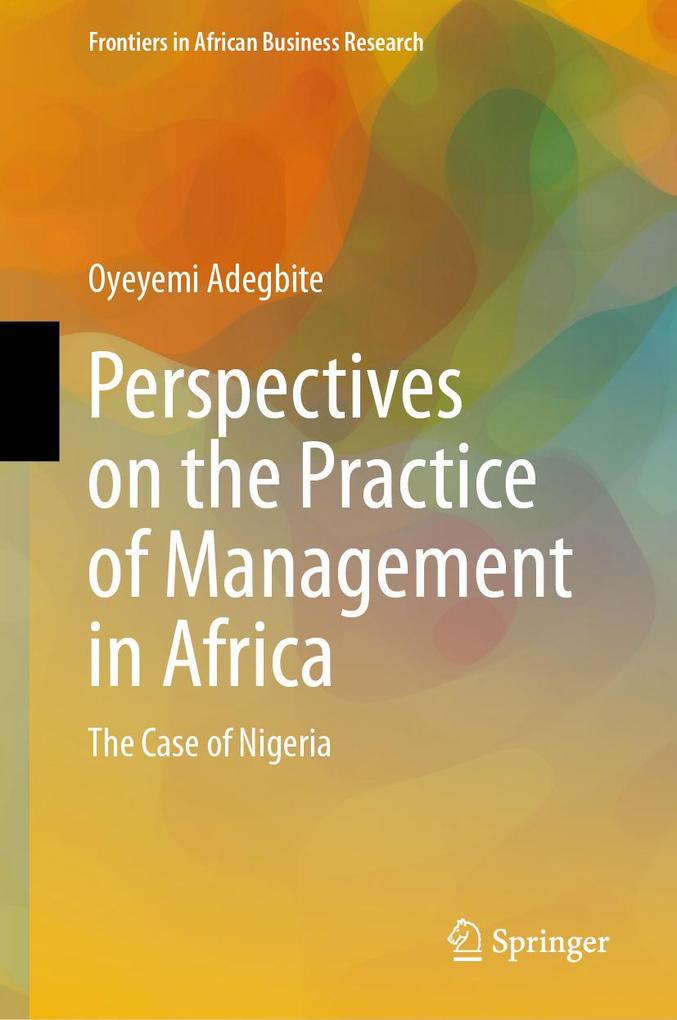 Perspectives on the Practice of Management in Africa