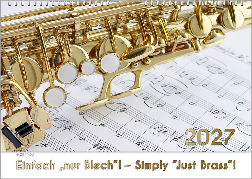 Blech-Instrumente - Musik-Kalender 2027 DIN A4