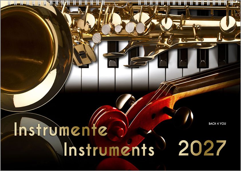 Musikinstrumente ein Musik-Kalender 2027 DIN A3