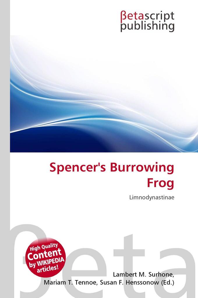 Spencer's Burrowing Frog