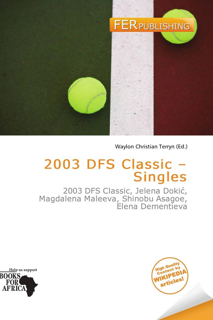 2003 DFS Classic - Singles