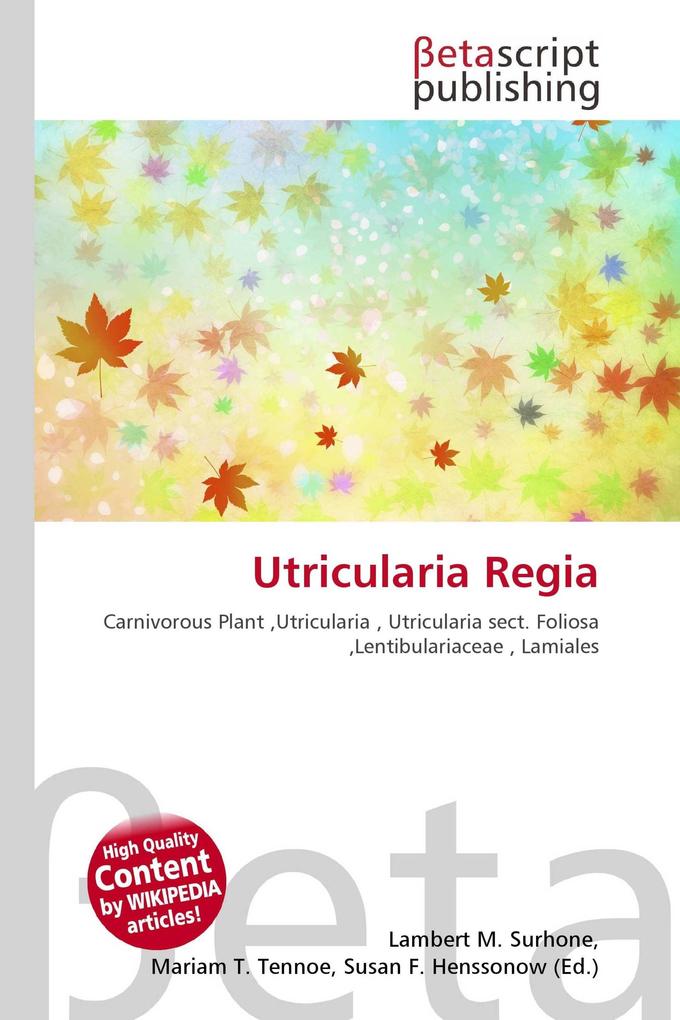 Utricularia Regia