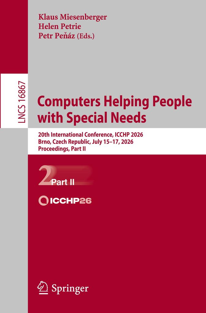 Computers Helping People with Special Needs