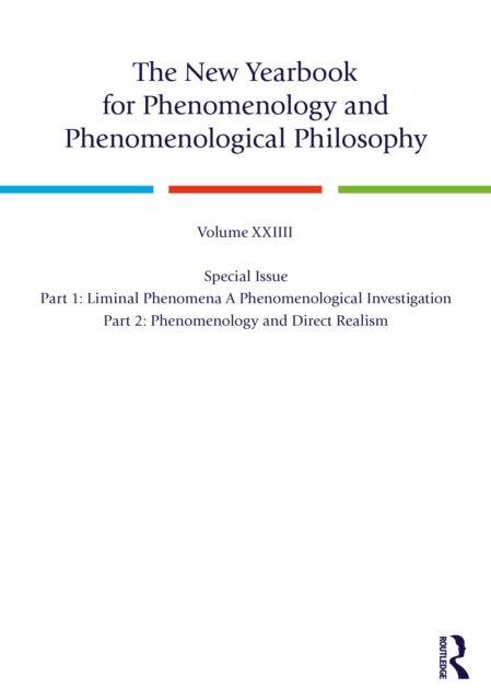 The New Yearbook for Phenomenology and Phenomenological Philosophy