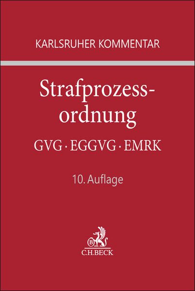 Karlsruher Kommentar zur Strafprozessordnung. StPO
