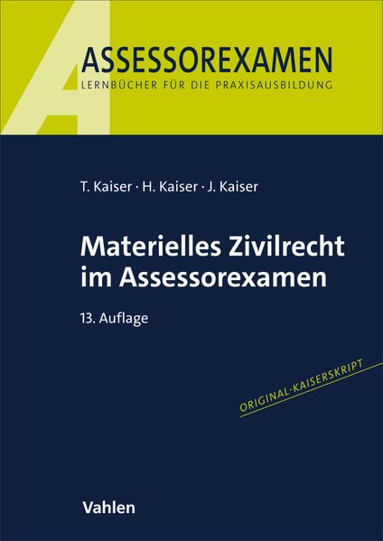 Materielles Zivilrecht im Assessorexamen