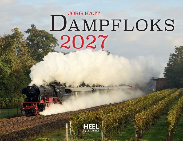 Dampfloks in Farbe 2027 Eintragkalender