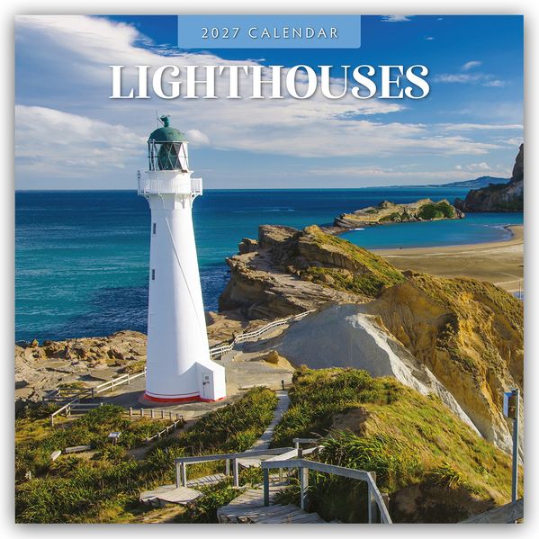 Lighthouses - Leuchttürme 2027 - 16-Monatskalender