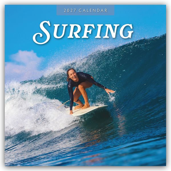 Surfing - Surfen 2027 - 16-Monatskalender