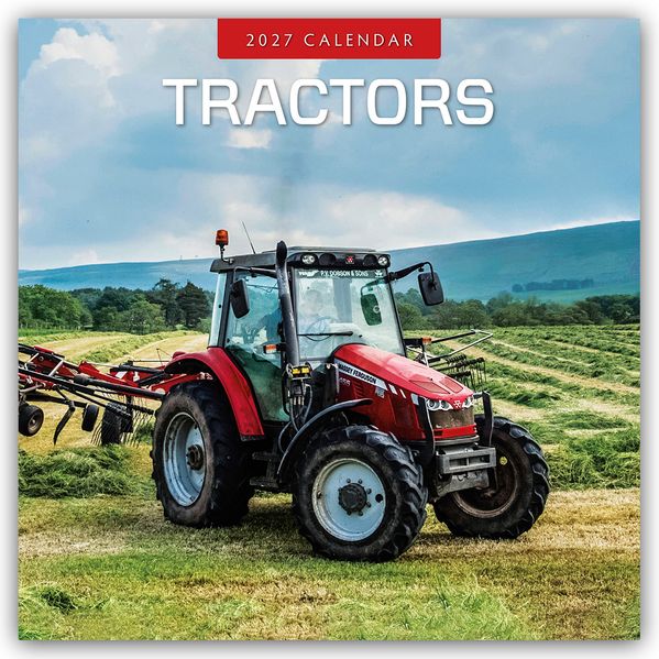 Tractors - Traktoren 2027 - 16-Monatskalender