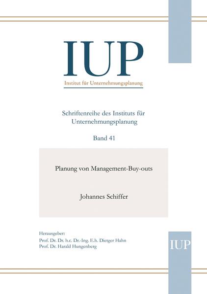 Planung von Management-Buy-outs