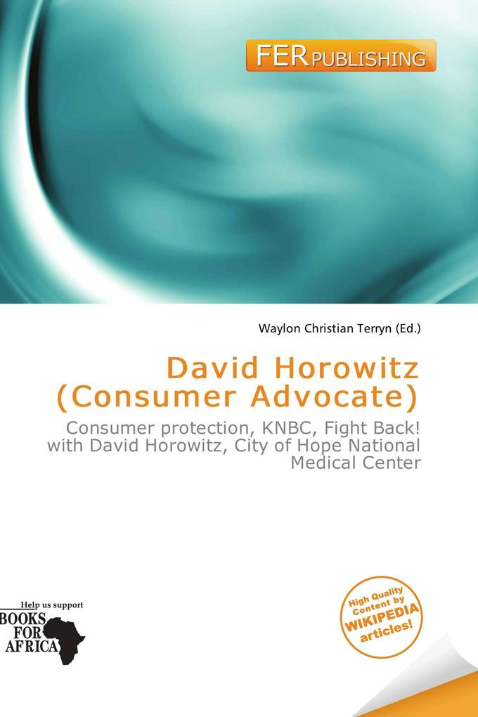 David Horowitz (Consumer Advocate)