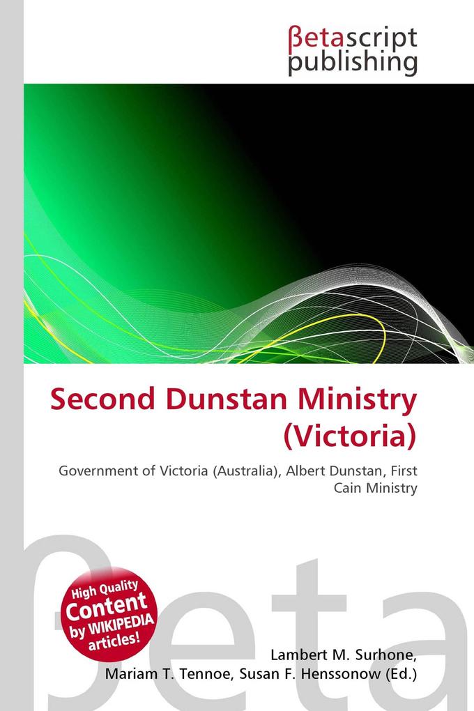 Second Dunstan Ministry (Victoria)