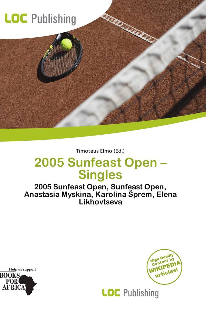 2005 Sunfeast Open - Singles