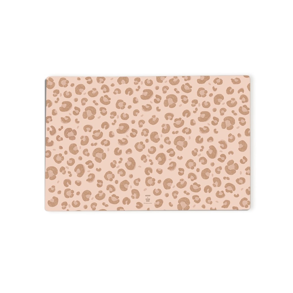 Scriptum Schreibtischunterlage für Kinder Leoparden Muster - 60 x 40 cm - aus premium Vinyl