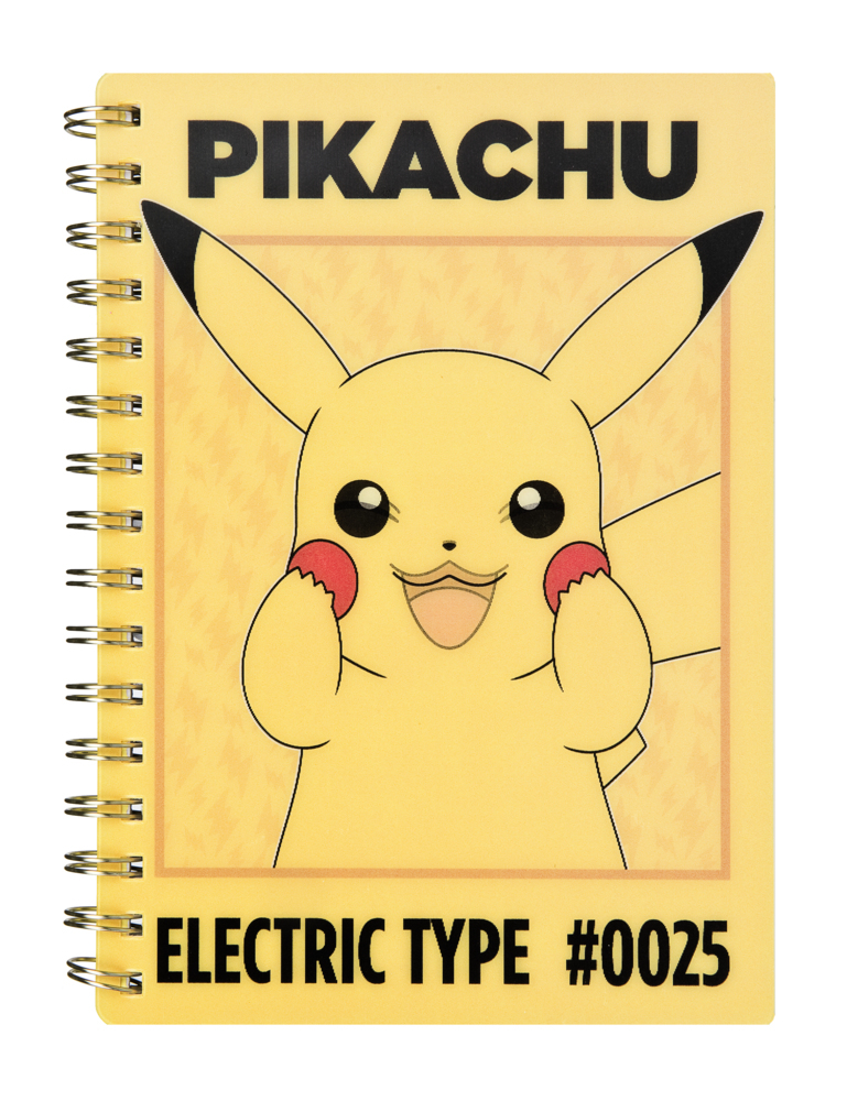 Pokemon 3D Spiralnotizbuch A5