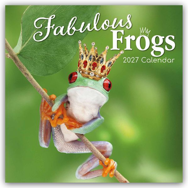 Fabulous Frogs - Fabelhafte Frösche 2027 - 16-Monatskalender