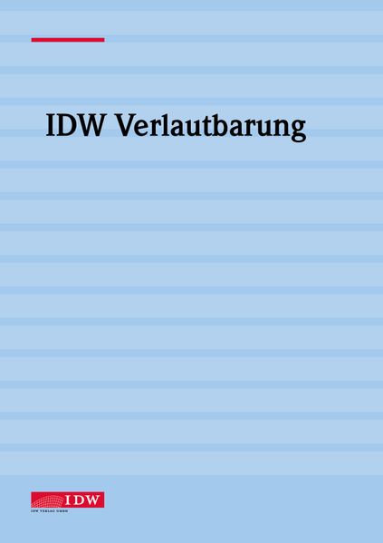 IDW Stellungnahme zur Rechnungslegung: Rechnungslegung von Krankenhäusern (IDW RS KHFA 1)
