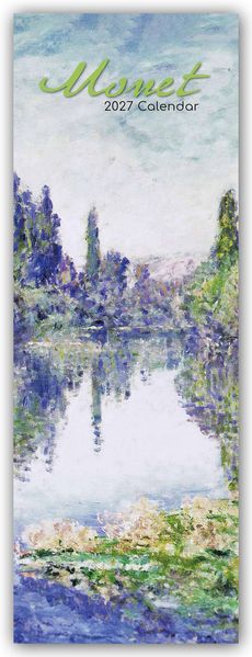 Monet - Claude Monet - Slimline-Kalender 2027