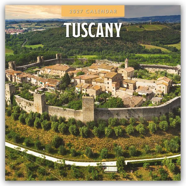 Tuscany - Toskana 2027 - 16-Monatskalender