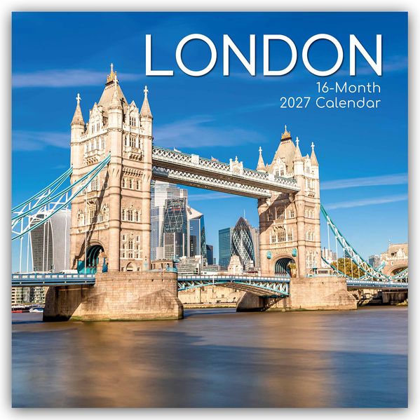London 2027 - 16-Monatskalender