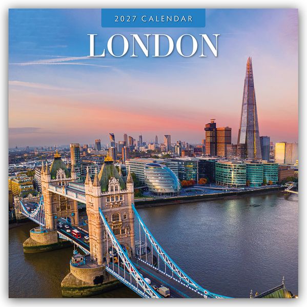 London 2027 - 16-Monatskalender