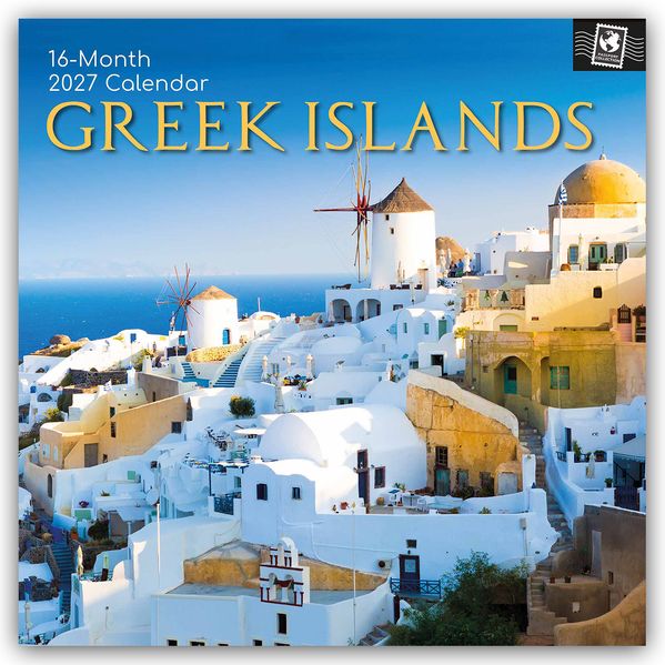 Greek Islands - Griechische Inseln 2027 - 16-Monatskalender