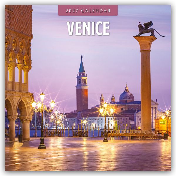 Venice - Venedig 2027 - 16-Monatskalender