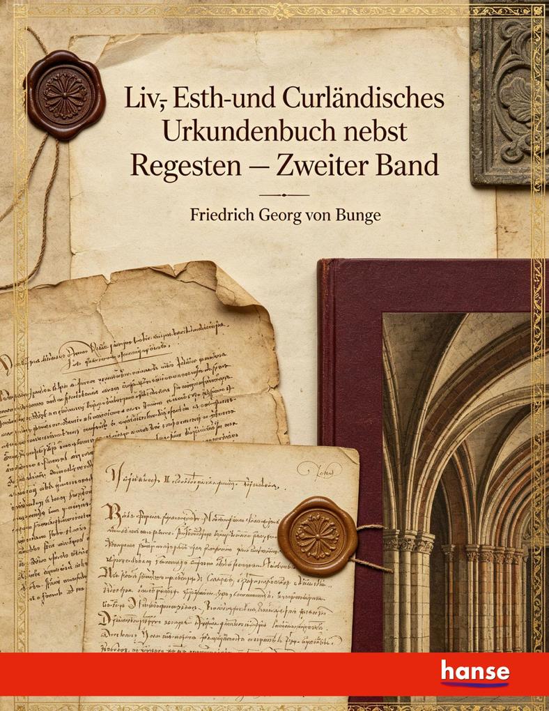 Liv- Esth- und Curländisches Urkundenbuch nebst Regesten