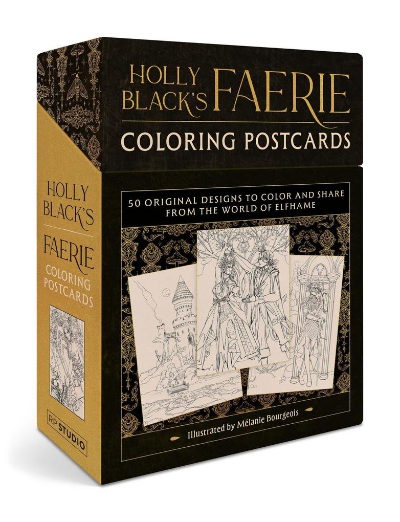 Yen Press Holly Black's Faerie Coloring Postcards
