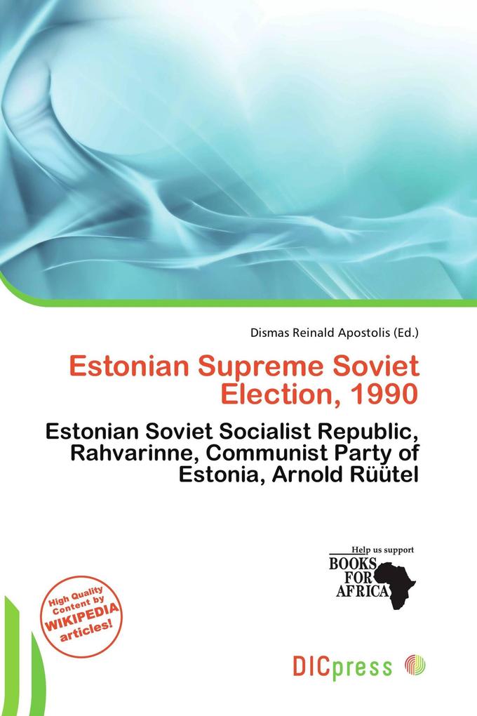Estonian Supreme Soviet Election 1990