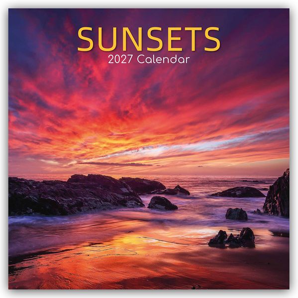 Sunsets - Sonnenuntergänge 2027 - 16-Monatskalender