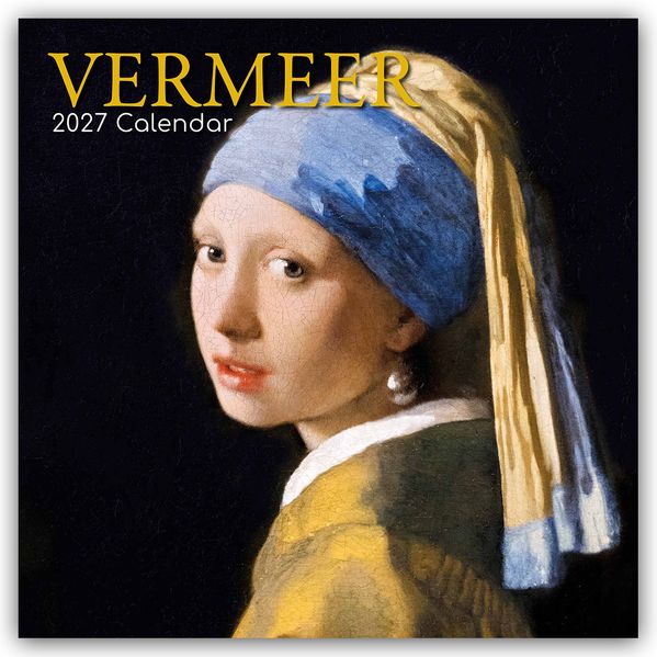 Vermeer - Jan Vermeer - Kunstkalender 2027 16-Monatskalender