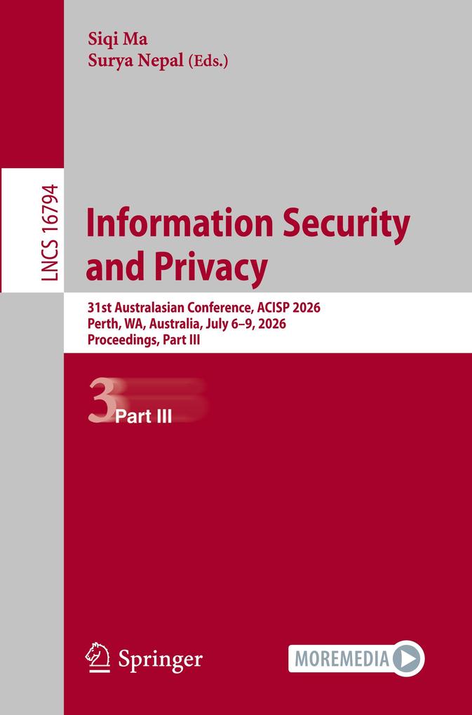 Information Security and Privacy