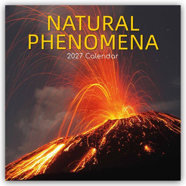 Natural Phenomena - Naturphänomene 2027 - 16-Monatskalender