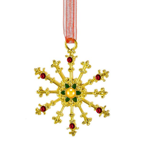 Zinnanhänger 'Schneeflocke'
