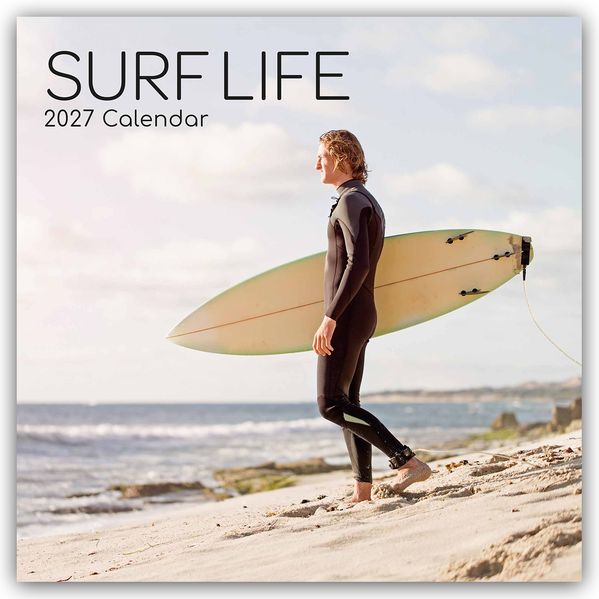 Surf Life - Surfen - Surfing 2027 - 16-Monatskalender