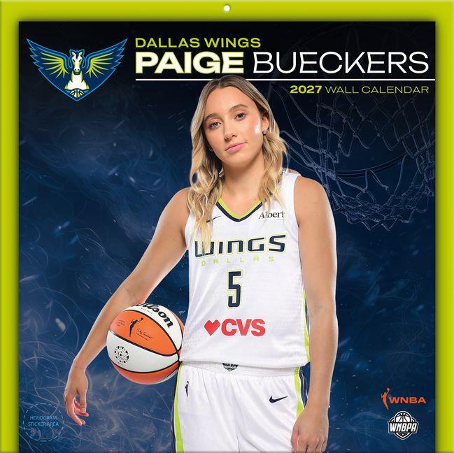 Dallas Wings Paige Bueckers 2027 Wall Calendar