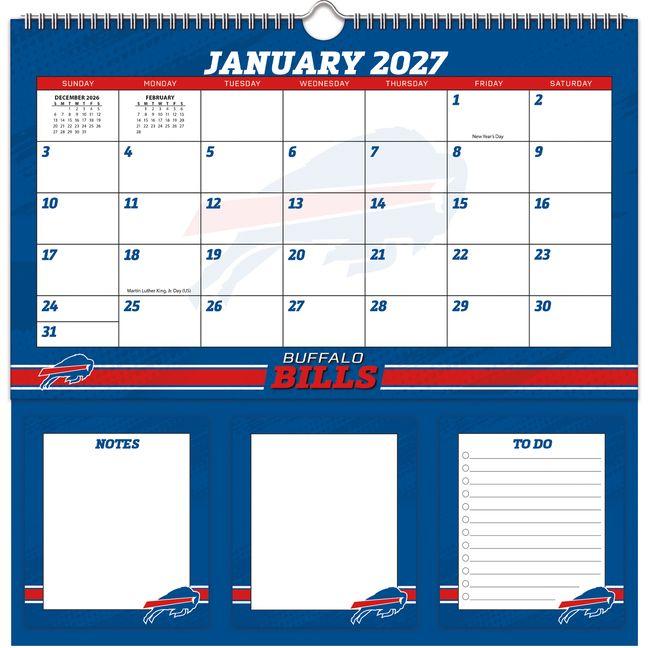 Buffalo Bills 2027 Memomate Spiral Calendar