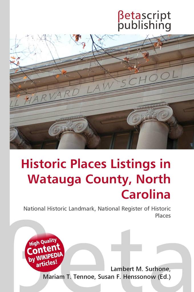 Historic Places Listings in Watauga County North Carolina
