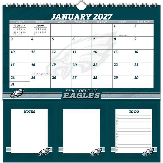 Philadelphia Eagles 2027 Memomate Spiral Calendar