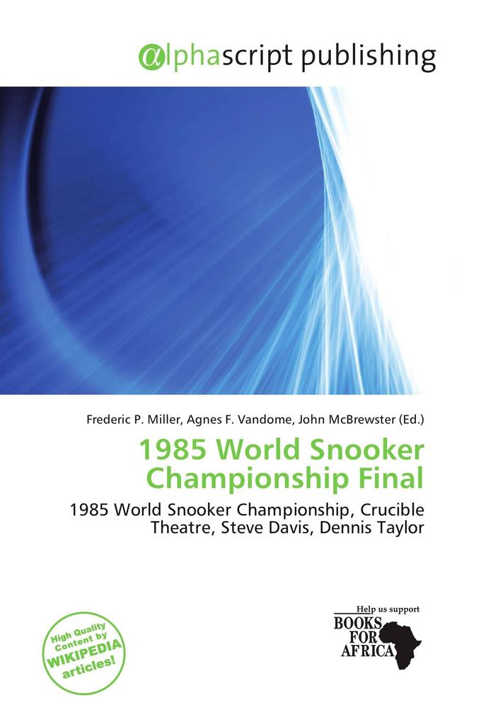1985 World Snooker Championship Final