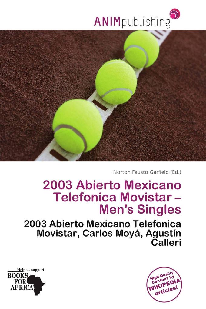 2003 Abierto Mexicano Telefonica Movistar - Men's Singles