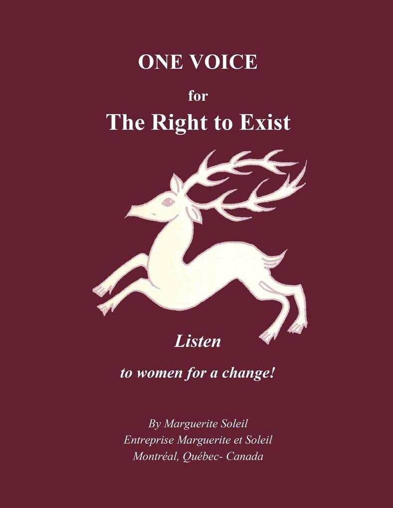 One Voice For The Right to Exist