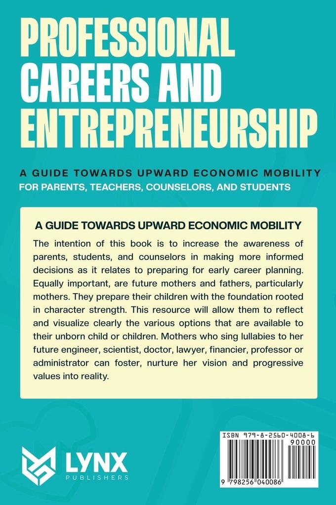 Professional Careers and Entrepreneurship