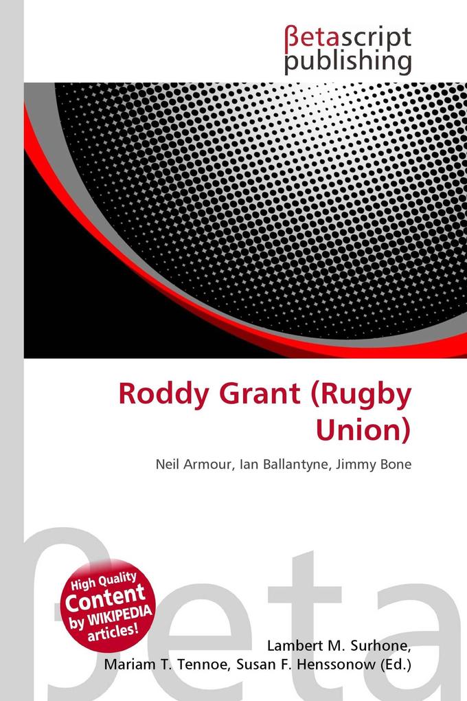 Roddy Grant (Rugby Union)