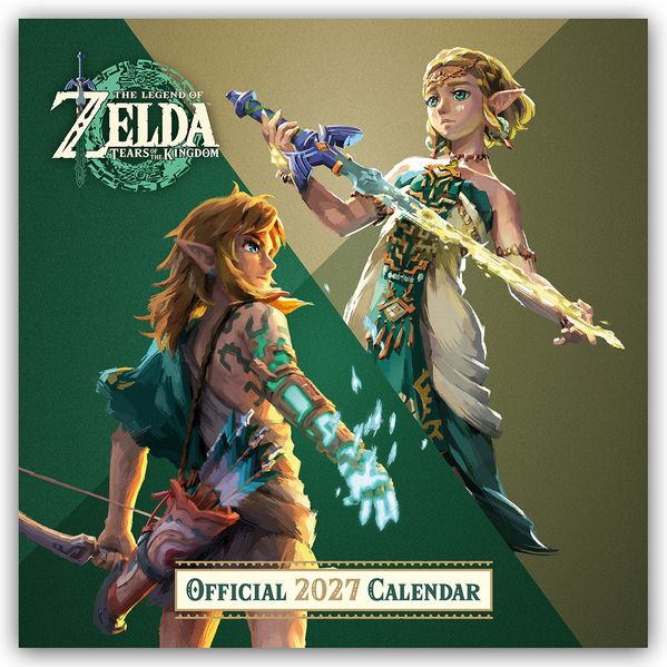 Nintendo - The Legend of Zelda - Die Legende von Zelda 2027 - Wandkalender